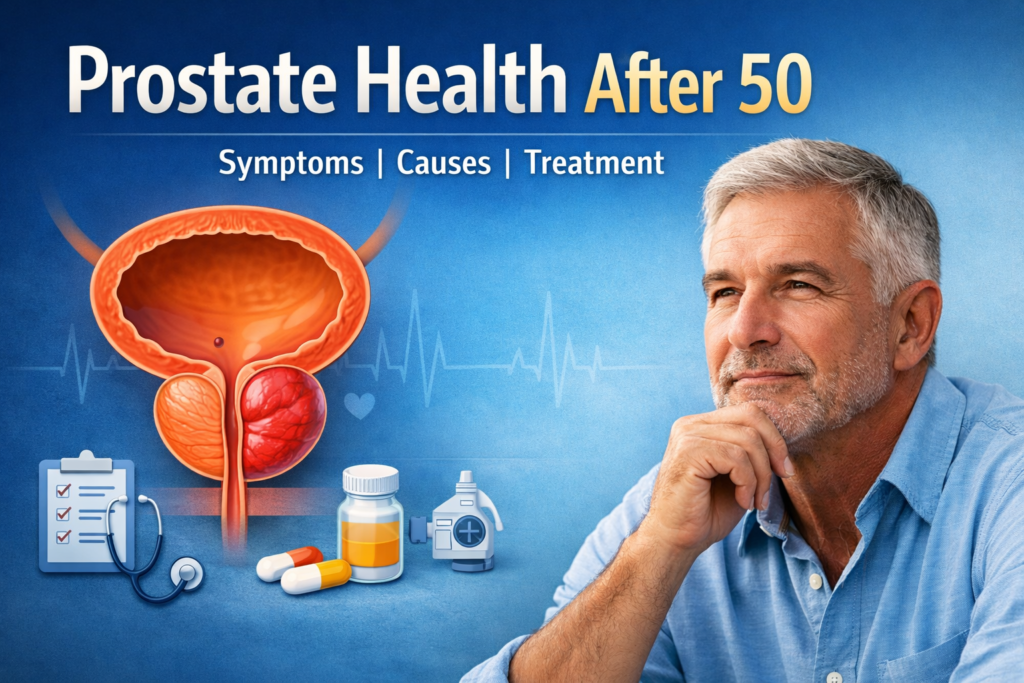prostate health after 50 symptoms causes and treatment